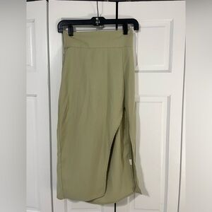 SHEIN green skirt